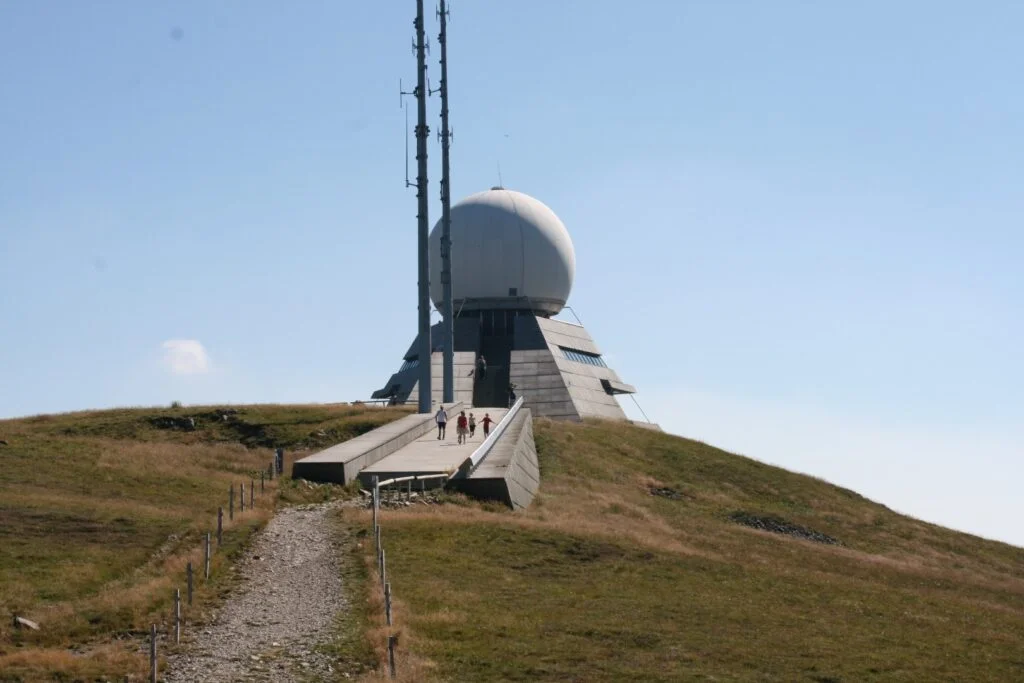 Le radar du Grand Ballon de Guebwiller en Alsace