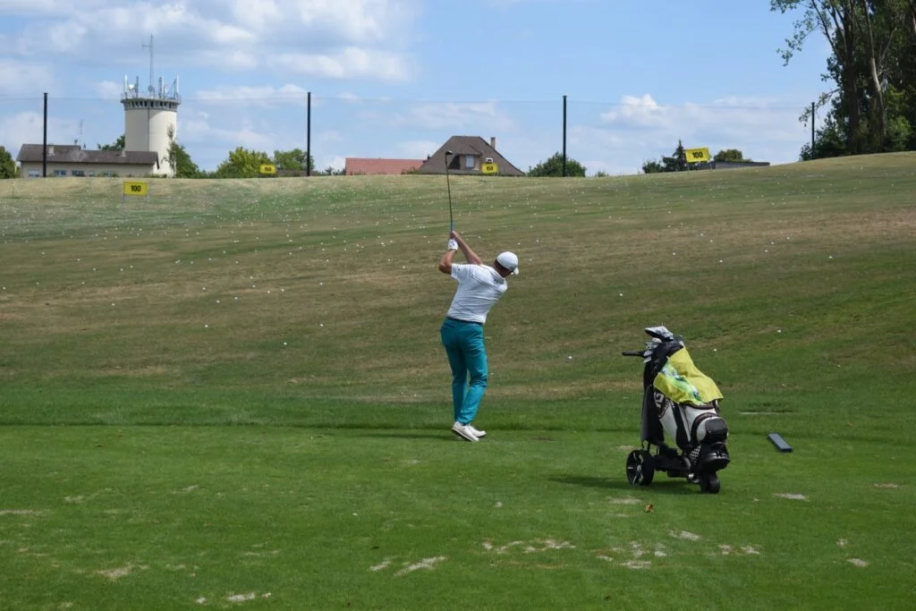 un golfeur en sud Alsace
